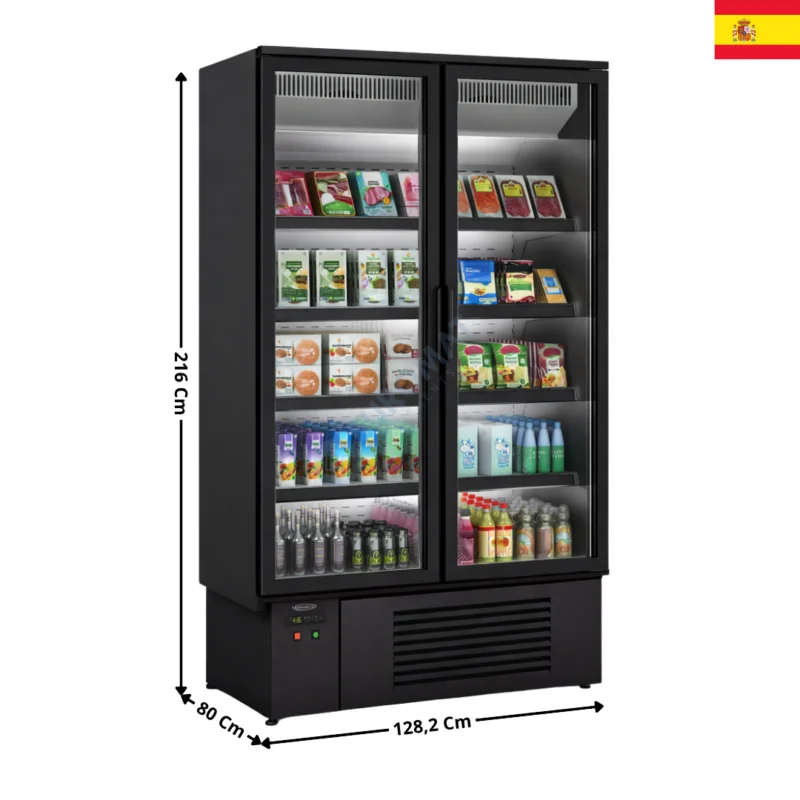 Expédition Rapide Vitrine Murale Positive 2 Portes Battantes 1010 Litres – Série INGENIOUS | EFI2RM1 | DOCRILUC