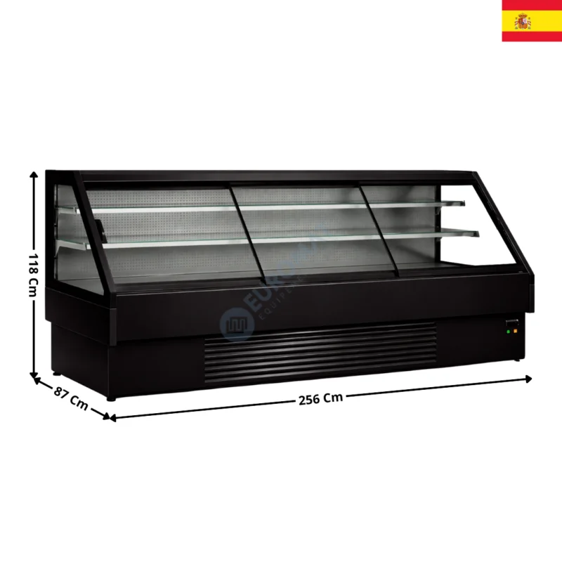 Vitrine réfrigérée 256 cm – Portes Coulissantes / Série AZALEA | PPG1135425M1 | DOCRILUC Meilleur Prix