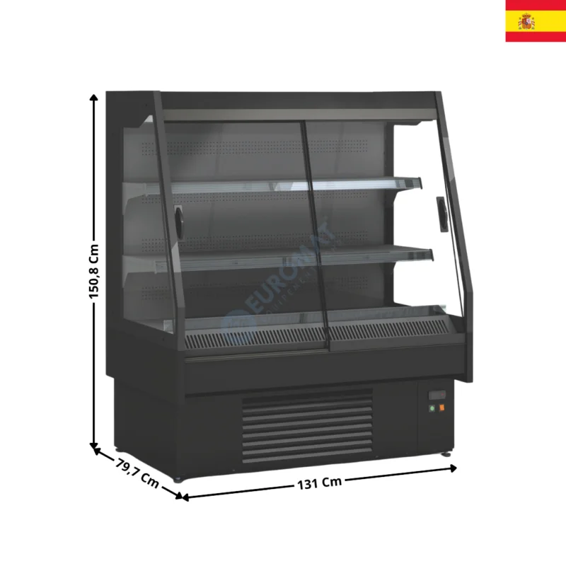 Vitrine réfrigérée 131 cm – Portes Coulissantes / Série MAPLE | SVG112M1 | DOCRILUC Prix Bas