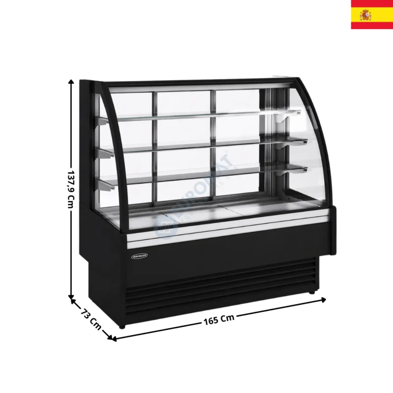 Pas Cher Vitrine réfrigérée 165 cm – Vitre Bombé / Série INSIGNIA | VV616C | DOCRILUC