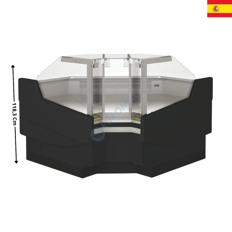 Vitrine Sans Groupe 156,2 Cm / Vitre(s) Relevable – SVEST 1200| SVEST12AN90RR | DOCRILUC Livraison Gratuite