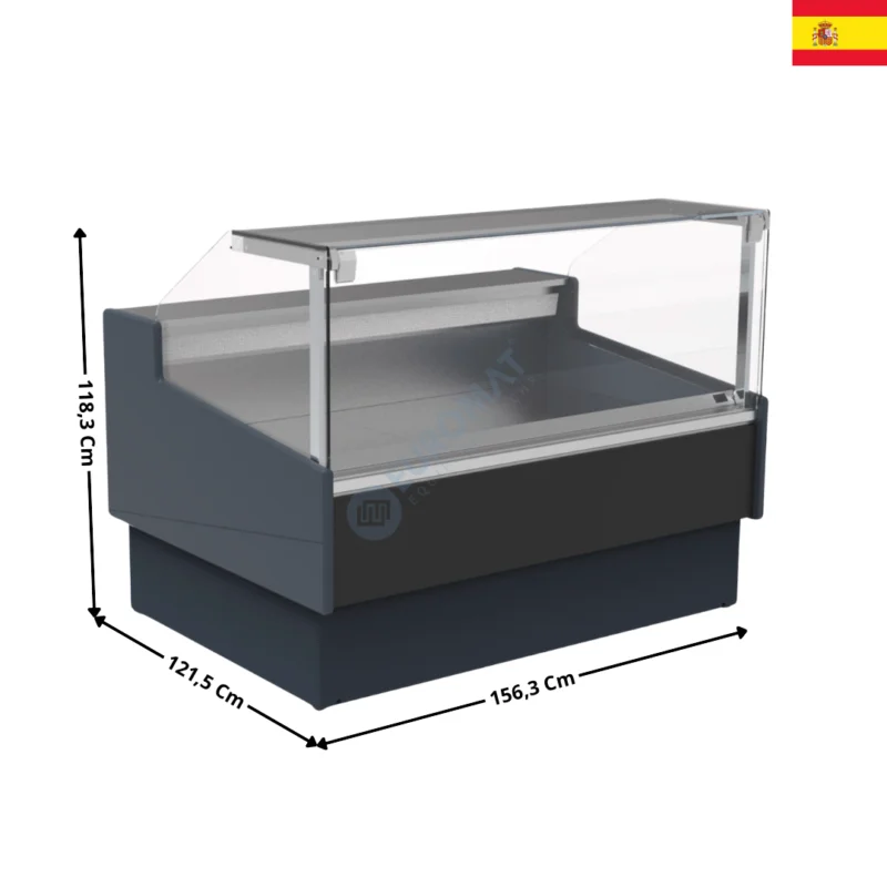 Vitrine Sans Groupe 156,3 Cm / Vitre(s) Relevable – SVEST 1200| SVEST12156RR | DOCRILUC Prix Réduit