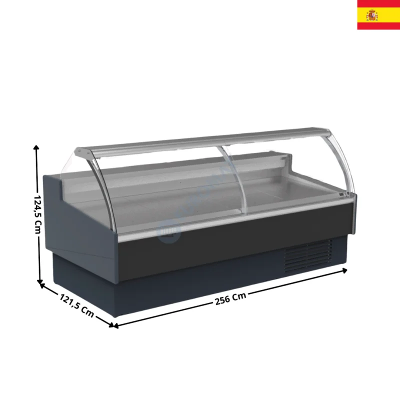 Dernière Chance Vitrine réfrigérée 256Cm / Vitre(s) Relevable – OLIRA 1200| VE1225CTF | DOCRILUC