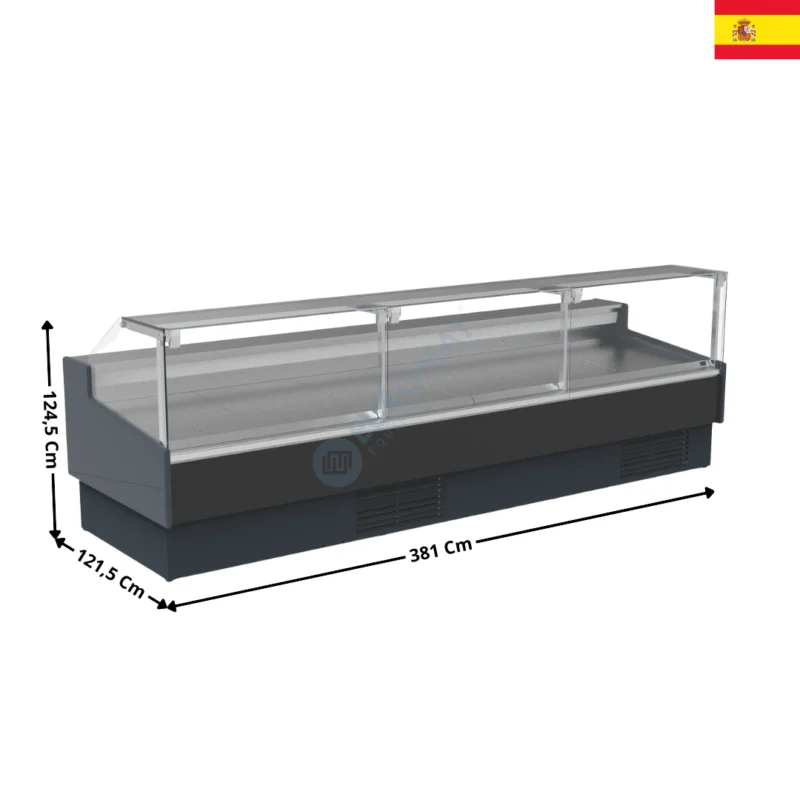 Expédition Rapide Vitrine réfrigérée 381Cm / Vitre(s) Relevable – OLIRA 1200| VE1237RRTF | DOCRILUC