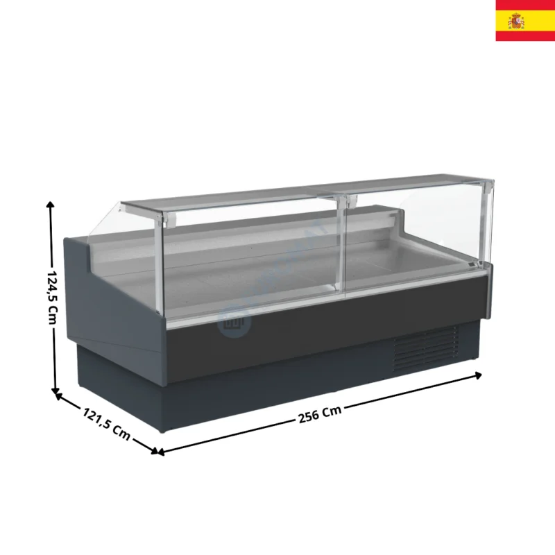 Vitrine réfrigérée 256Cm / Vitre(s) Relevable – OLIRA 1200| VE1225RRTF | DOCRILUC Offre Spéciale