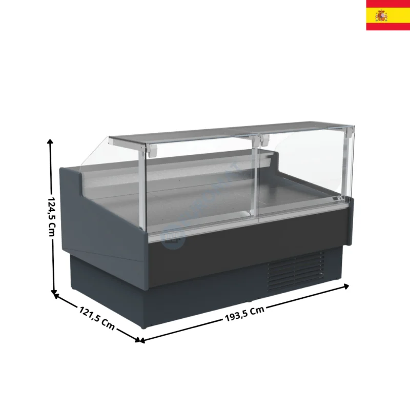 Vitrine réfrigérée 193,5Cm / Vitre(s) Relevable – OLIRA 1200| VE1220RRTF | DOCRILUC Offre Spéciale