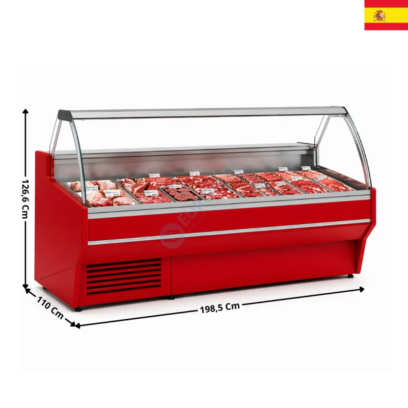 Vitrine réfrigérée 198,5cm / Vitre(s) Relevable – VESPER 1100| VE10E20CTF | DOCRILUC Nouveauté