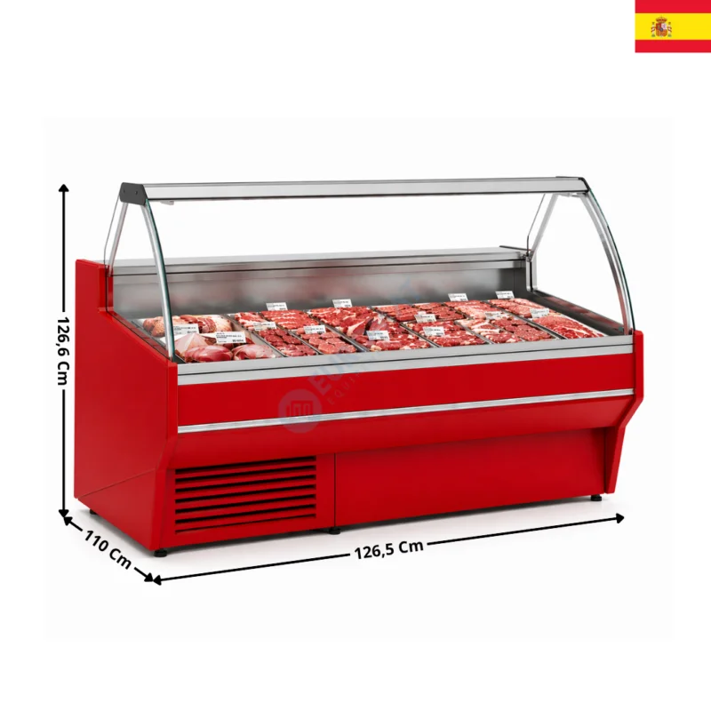 Vitrine réfrigérée 126,5cm / Vitre(s) Relevable – VESPER 1100| VE10E13CTF | DOCRILUC Nouveauté