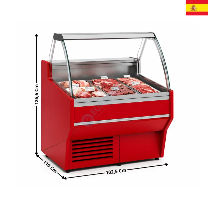 Vitrine réfrigérée 102,5cm / Vitre(s) Relevable – VESPER 1100| VE10E10CTF | DOCRILUC Haute Qualité