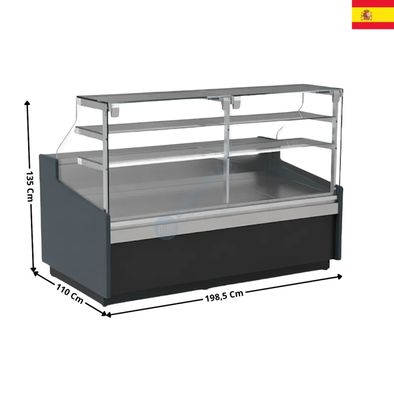 Vitrine réfrigérée 198,5cm / Spécial Pâtisserie – JUNIPER 1100| VEPR10E20RCTF | DOCRILUC Super Prix