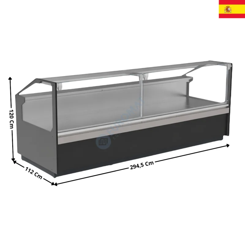 Vitrine réfrigérée 294,5cm / Vitre(s) Relevable – JUNIPER 1100| VES10E30RCTF | DOCRILUC Nouvel Arrivage