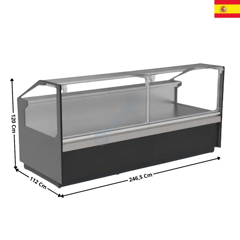Bon Plan Vitrine réfrigérée 246,5cm / Vitre(s) Relevable – JUNIPER 1100| VES10E25RCTF | DOCRILUC