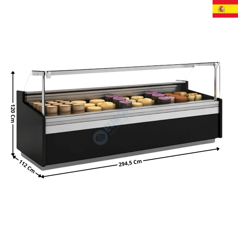 Vitrine réfrigérée 294,5cm / Spécial Fromage – JUNIPER 1100| VE10E30RCFRM | DOCRILUC Retour Gratuit