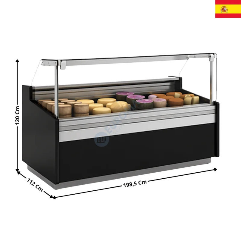 Vitrine réfrigérée 198,5cm / Spécial Fromage – JUNIPER 1100| VE10E20RCFRM | DOCRILUC Promotion Saisonnière