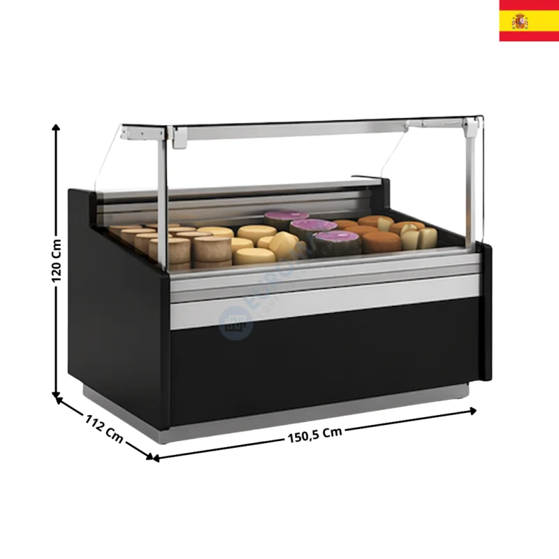 Offre Du Jour Vitrine réfrigérée 150,5cm / Spécial Fromage – JUNIPER 1100| VE10E15RCFRM | DOCRILUC