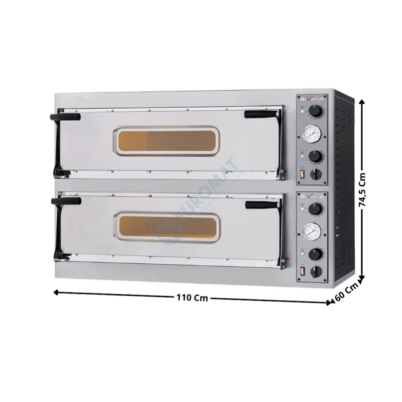 Solde Four à pizza 4 pizzas – 2 niveaux – Compact 600 | WRDFXL22 | DIVERSO