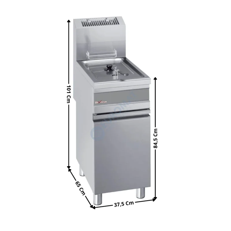 Friteuse gaz 14L. sur meuble | WRGF15G1 | DIVERSO Seulement Aujourd’hui