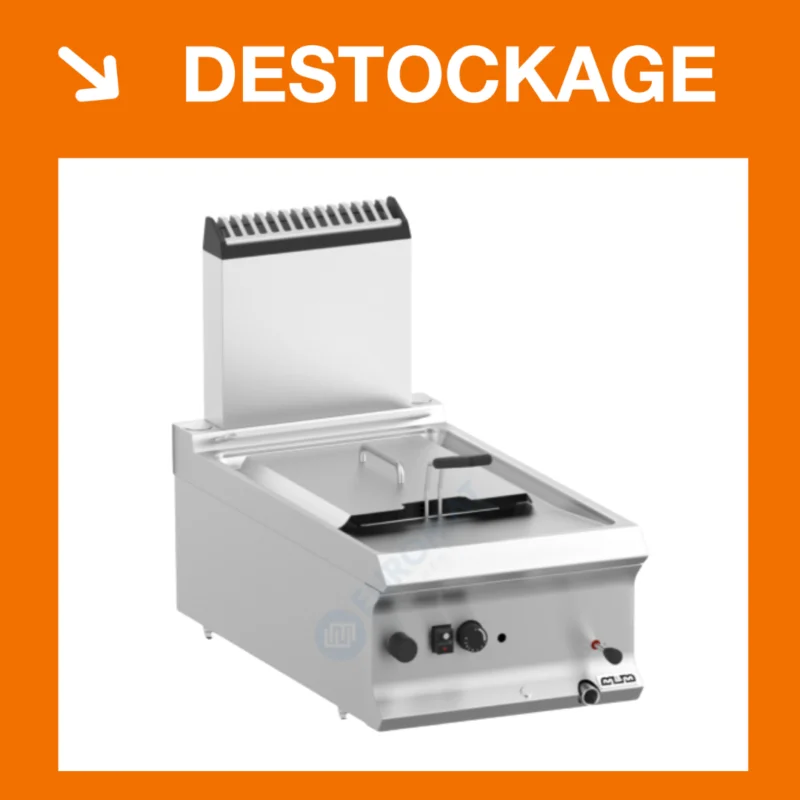 Friteuse 1 x 9 Litres gaz DOMINA 700 MAX | FRG74T | MBM ITALY Solde