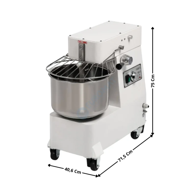 Livraison Express Pétrin 20 Litres Cuve Amovible & Tête Relevable (Vitesse Variable) – Gamme Economique | DLDM20LVV | DYNASTEEL