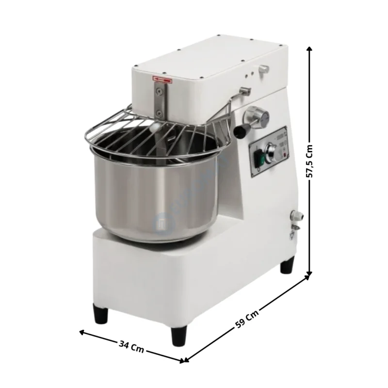 Offre Spéciale Pétrin 10 Litres à Cuve Amovible & Tête Relevable (Vitesse Variable) – Gamme Economique | DLDM10LVV | DYNASTEEL
