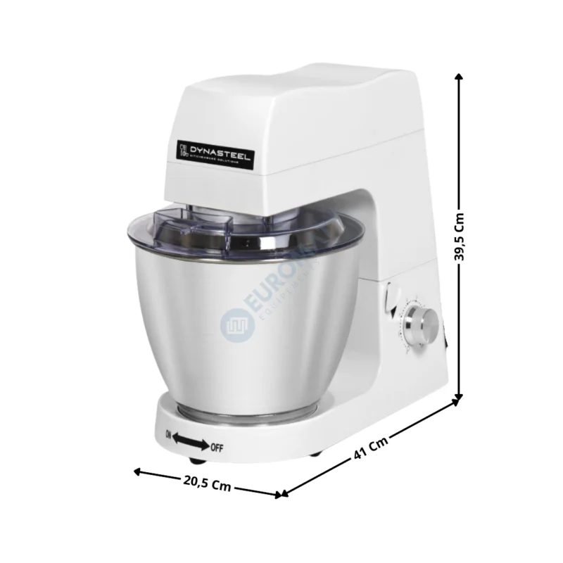 Bon Plan Mixer planétaire 7 L. – Blanc – Gamme Economique | DLDBM7L | DYNASTEEL