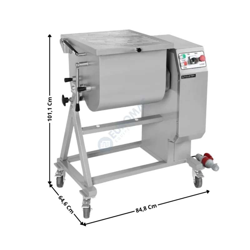 Mélangeur à Viande Électrique 60 Litres – Modèle « ECO » | DLEMM48 | DYNASTEEL Marque
