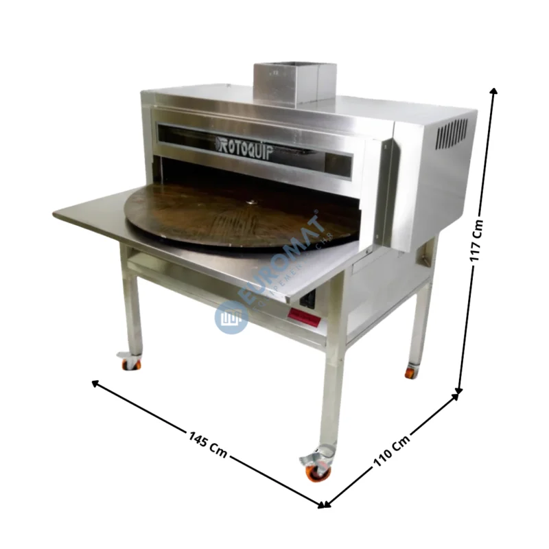 Livraison Gratuite Tandoor Gaz Automatique Rotatif – 450 Pièces/Heure | RD40 | ROTOQUIP