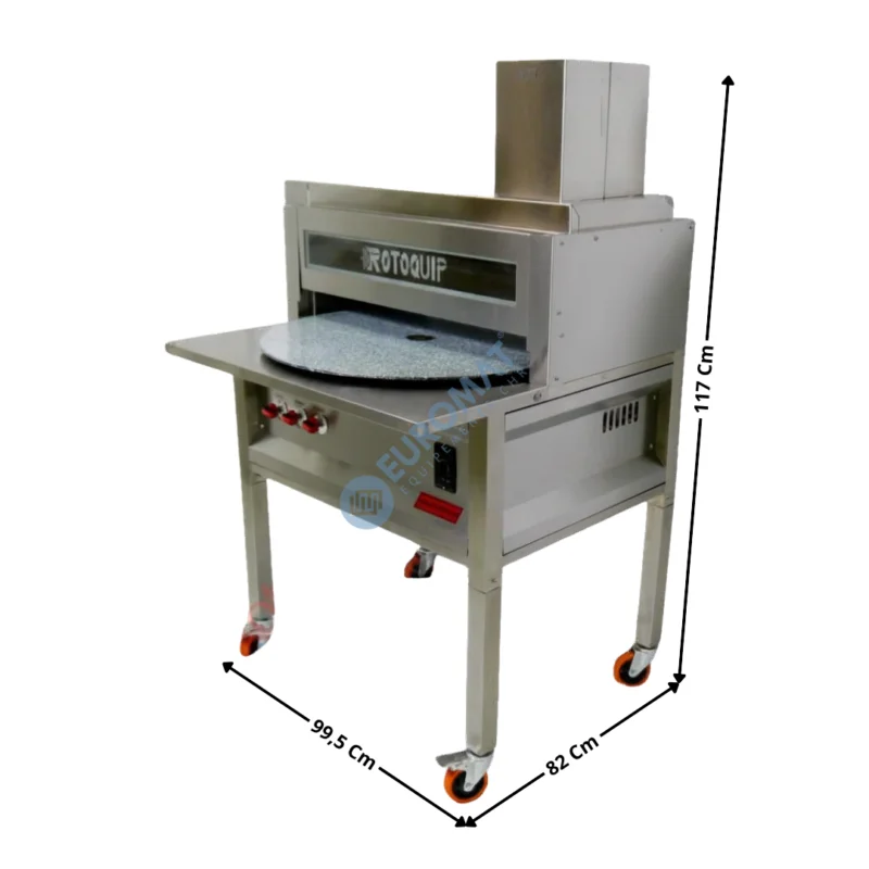 Promotion Saisonnière Tandoor Gaz Automatique Rotatif – 300 Pièces/Heure | RD30D | ROTOQUIP