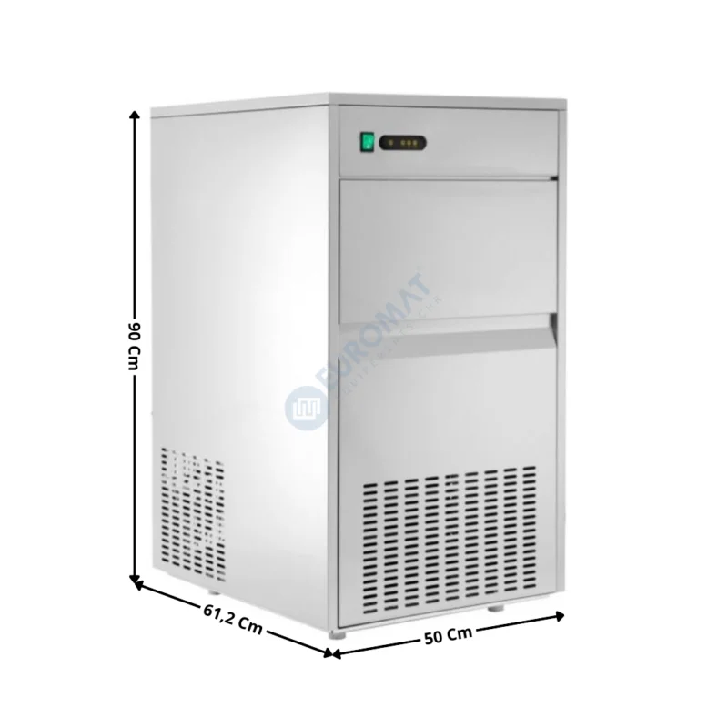 Machine à glaçons 80Kg/24H – ECO Series | DLIM80C | DYNASTEEL Super Prix