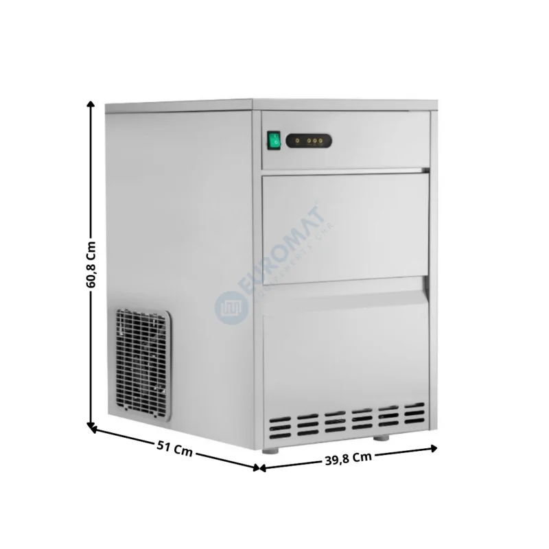 Machine à glaçons 28Kg/24H – ECO Series | DLIM28C | DYNASTEEL Offre Exclusive