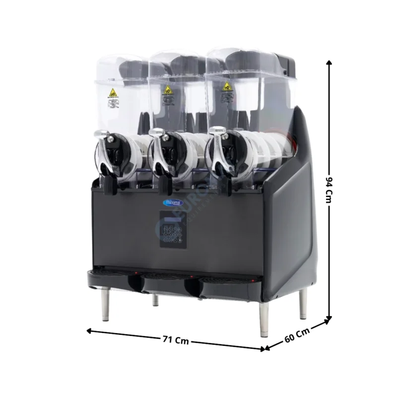 Distributeur de granité 3 x 12 L. – Tropicalisé | 09504006 | MAXIMA Achat Immédiat