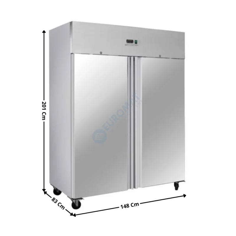 Retour Gratuit Armoire positive 1400L. – 2 portes pleine – GN2/1 – Gamme ECO | DLGN1410TN | DYNASTEEL