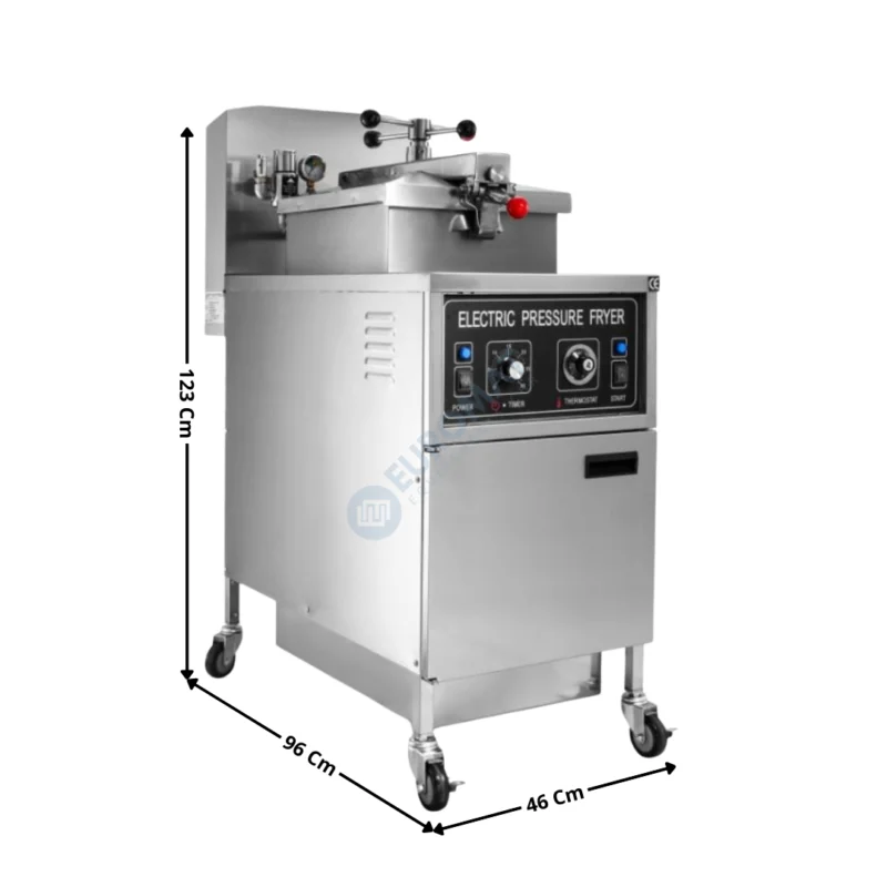 Friteuse à Pression Électrique 24 L – Gamme ECO | DLEPF24L | DYNASTEEL Réduction