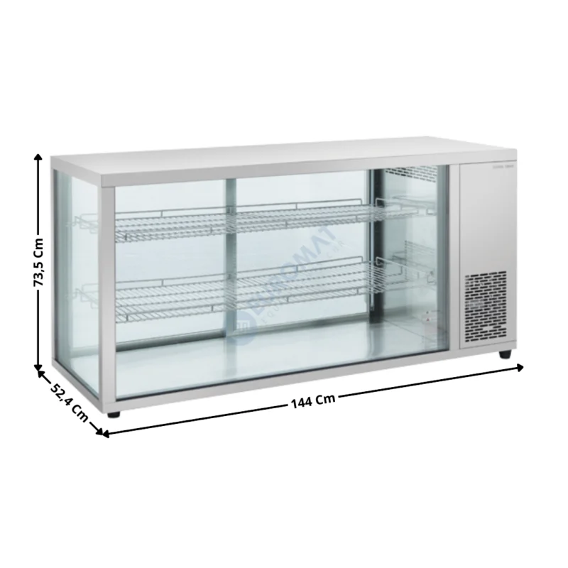 Vitrine Réfrigérée 300 L – Positive – Panoramique | RC980 | COOL HEAD Seulement Aujourd’hui