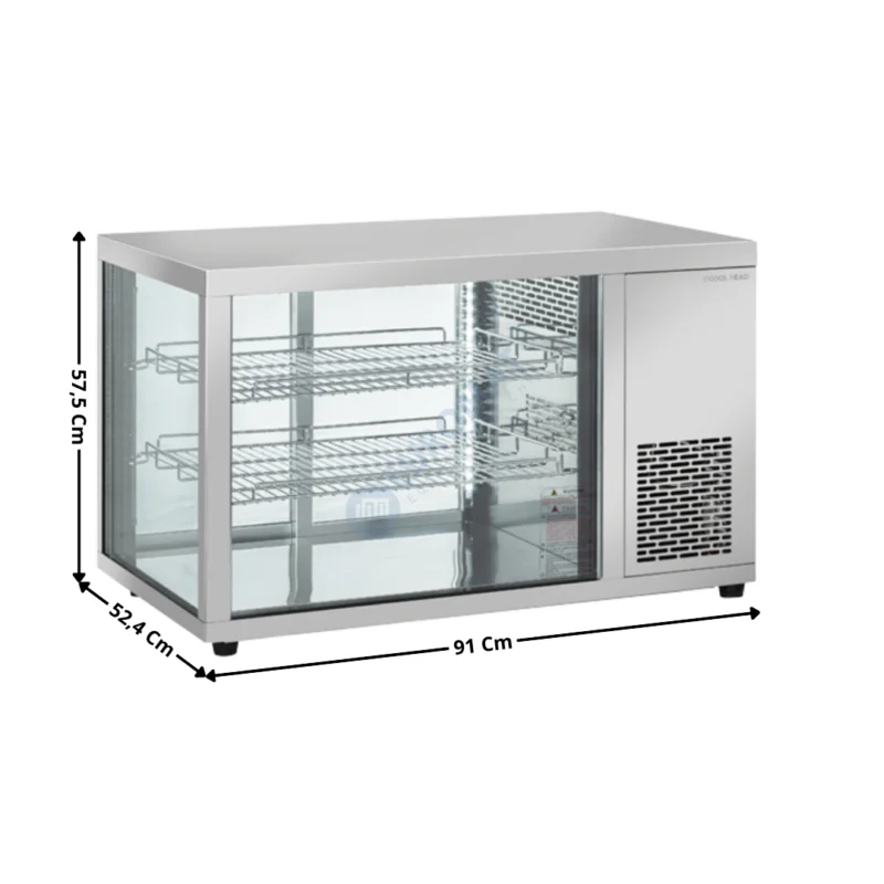 Vitrine Réfrigérée 128 L – Positive – Panoramique | RC910 | COOL HEAD Must-Have