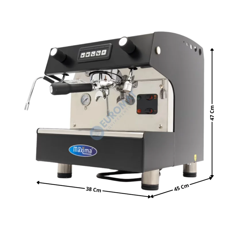 Certifié Machine à Expresso – 1 Piston – 180 Tasses par Heure | 09100000 | MAXIMA