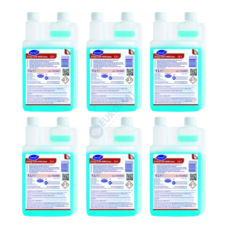 Promotion Détergent Circuits Lait – Suma Café MilkClean – Pack 6x1L | AC-C31 | REDFOX