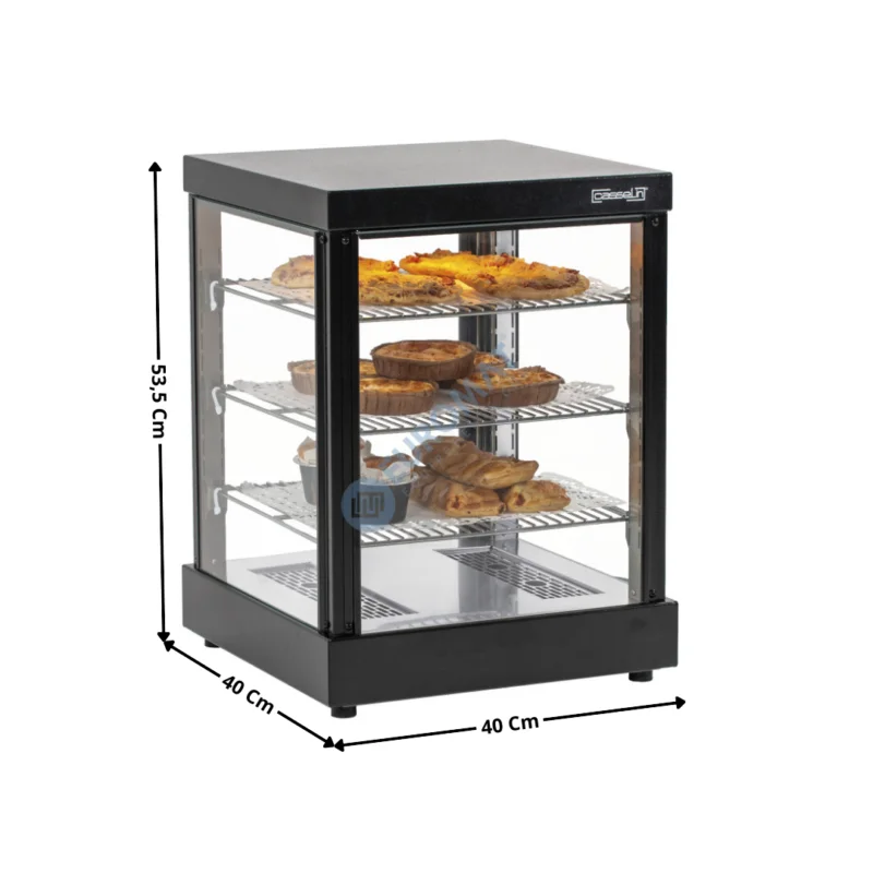 Vitrine chauffante 59L – DROITE | CVC59L | CASSELIN Marque