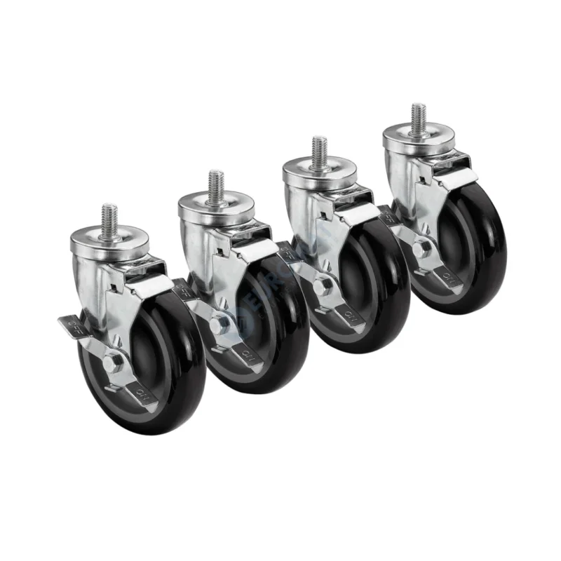 Kit 4 roulettes dont 2 avec freins | AC-830280 | TRUE Quantité Limitée