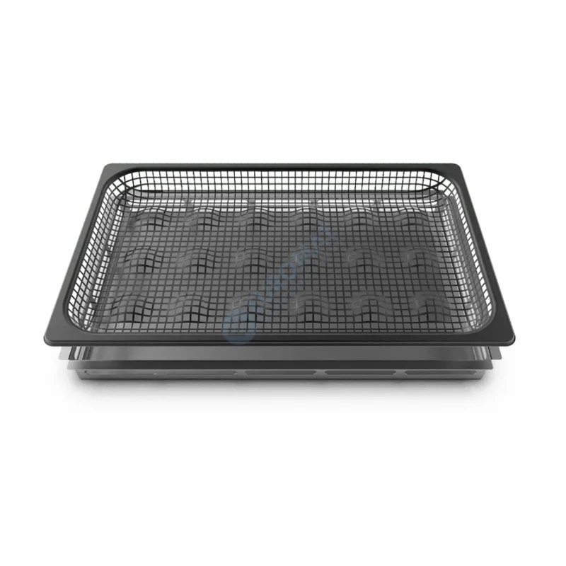 Grille en Inox Anti-Adhérente pour Frire avec Bac à Graisse pour Four Mixte « CHEFTOP-X™ » | AC-GRP820 | UNOX Solde