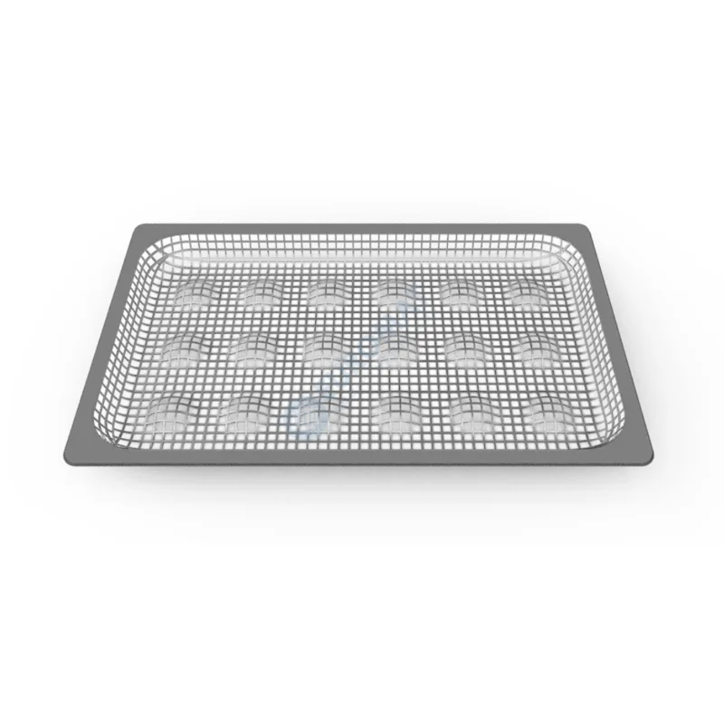 Plaque en Inox perforée (Spécial Frites) pour Four Mixte « CHEFTOP-X™ » | AC-GRP817 | UNOX Must-Have