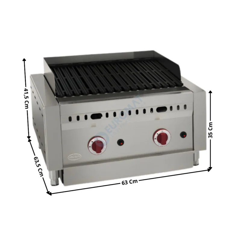 Grillade barbecue 2 zones gaz Super-Pro – Grilles Spécial Viandes en « V » | IS2V | MIRROR Promotion Saisonnière