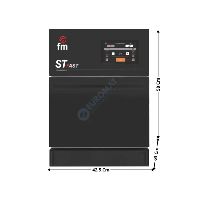 Pas Cher Four à cuisson Ultra-Rapide « ST FAST » – Version F21 Monophase | STF21BLACK | FM