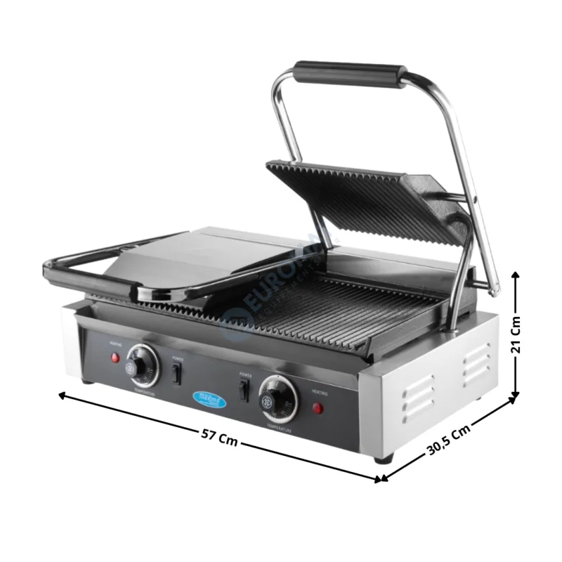 Top Vente Machine à panini double – Série ECO | 09300435 | MAXIMA