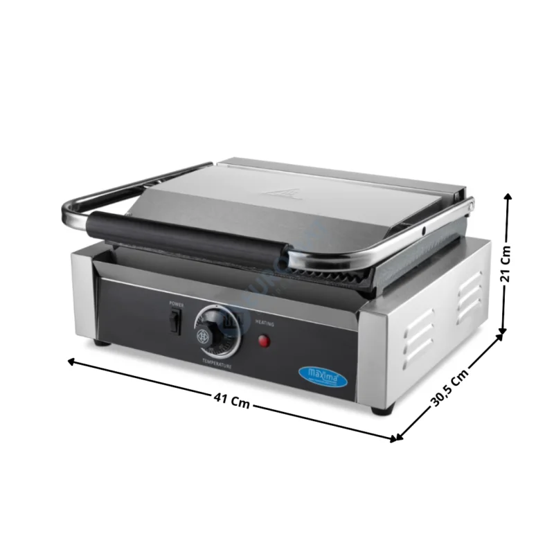 Machine à panini simple – Série ECO | 09300436 | MAXIMA Expédition Rapide