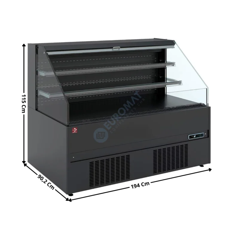 Achetez Aujourd’hui Meuble semi-mural réfrigéré / Libre-Service Ouvert / 194 Cm – Noire | GBN20L5 | DIAMOND