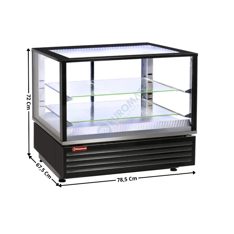 Vitrine Chauffante EN ou GN Ventilée – 2 x GN1/1 | VHDPB1 | DIAMOND Solde