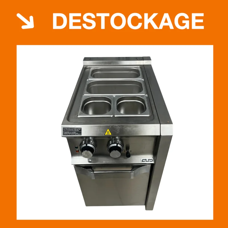 Pas Cher Bain-marie 1 x GN1/1 électrique DOMINA 700 MAX | BME74A | MBM ITALY