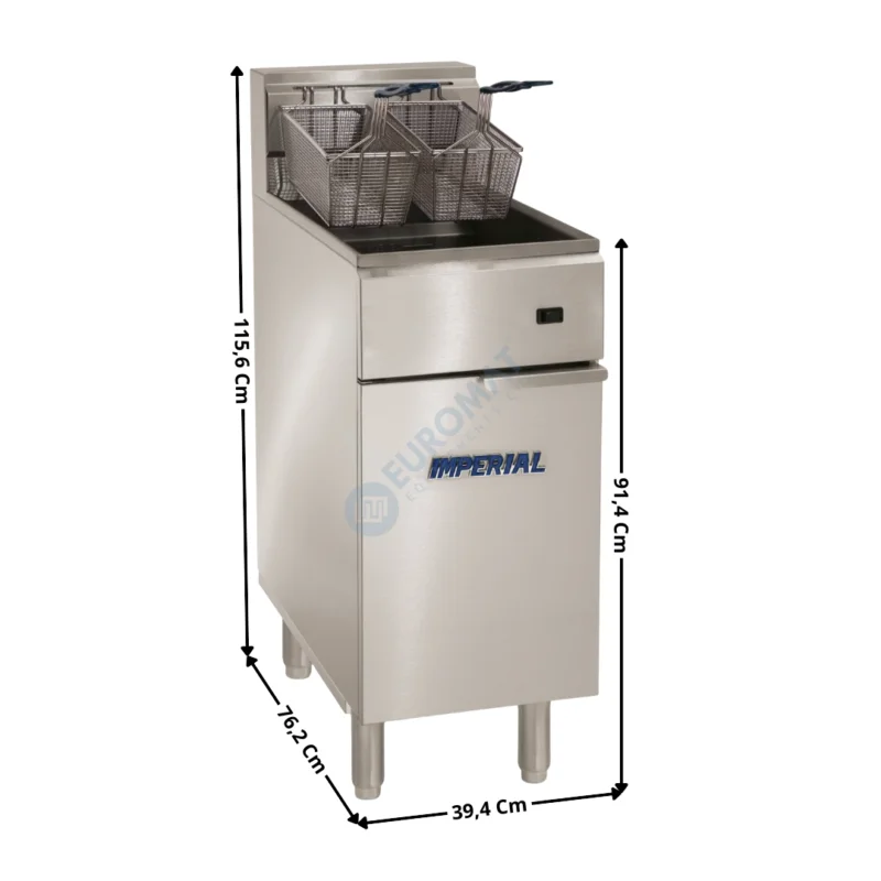 Satisfait Ou Remboursé Friteuse 1 x 22 Litres élec / Résistances Basculante – Premium Series | IFS40E | IMPERIAL