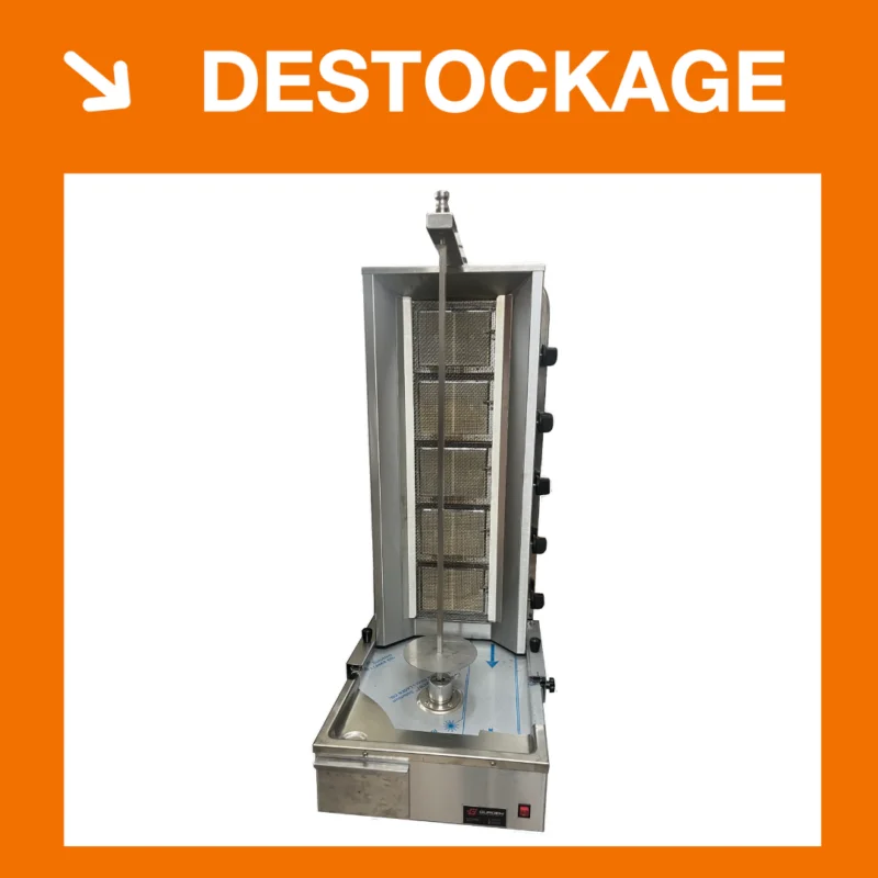 Promotion Machine à kebab 5 zones Gaz | KGH05GU | GURDEN